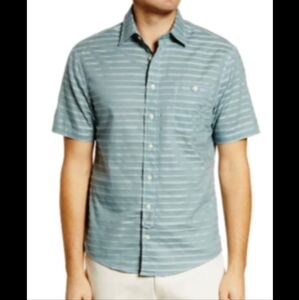 Johnnie-o Raleigh Striped Button Down Short Sleeve